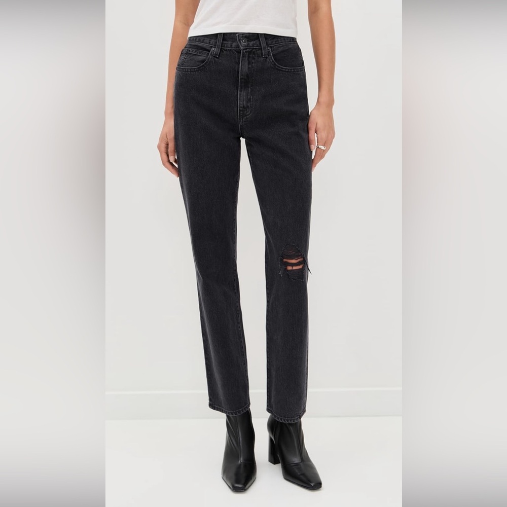 SLVRLAKE London Jeans in Long Gone size 27 Straight-Leg Jeans